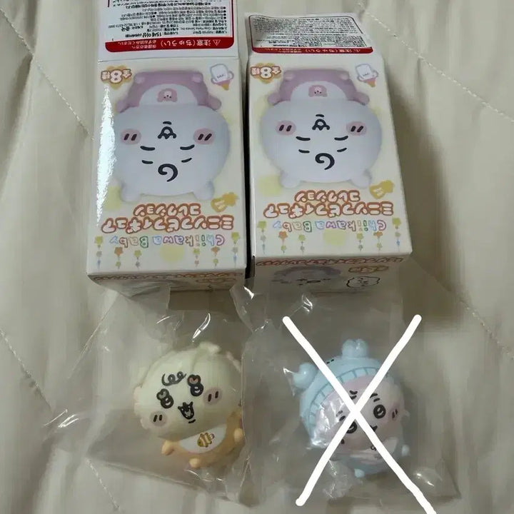 [BUNJANG] Chiikawa Baby Mini Sofubi Figure - Shisa &amp; Kani / 치이카와 베이비 미니 소프비 피규어 시사
