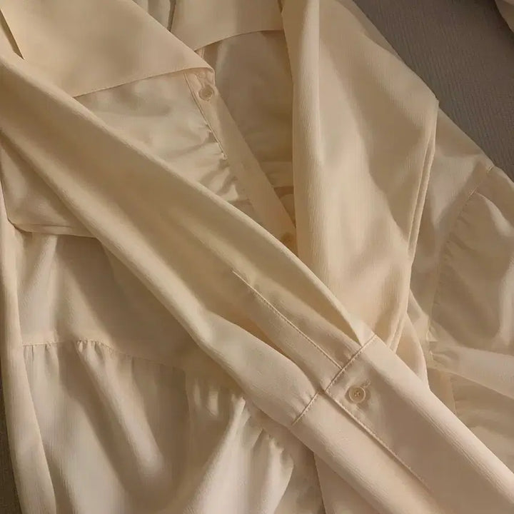 [BUNJANG] Ethos Shirring Shirt / 에토스 ethos 셔링 셔츠