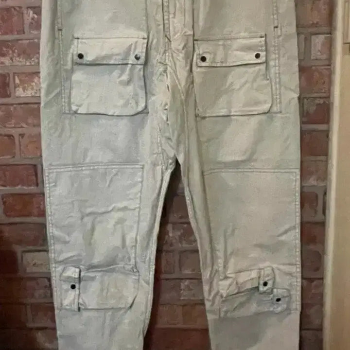 [BUNJANG] Stone Island Cargo Pants Canvas Jogger Pants / 스톤아일랜드 카고팬츠 캔버스 ( 희귀매물) 스톤아일랜드  조거바지
