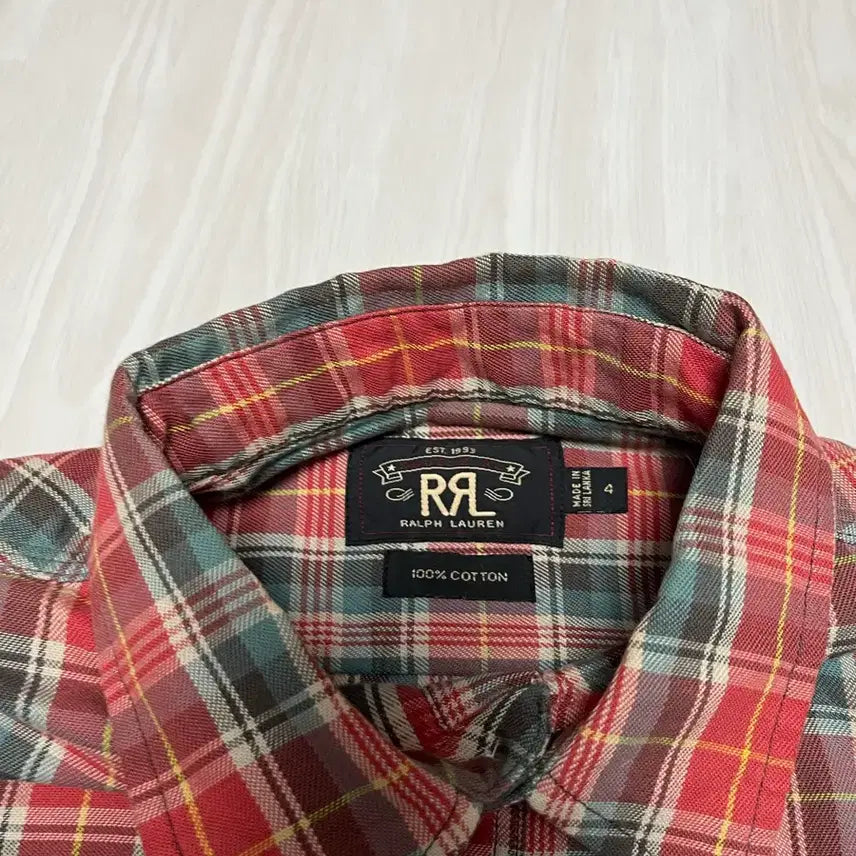 [BUNJANG] RRL Plaid Shirt / RRL 더블알엘 체크셔츠 남방