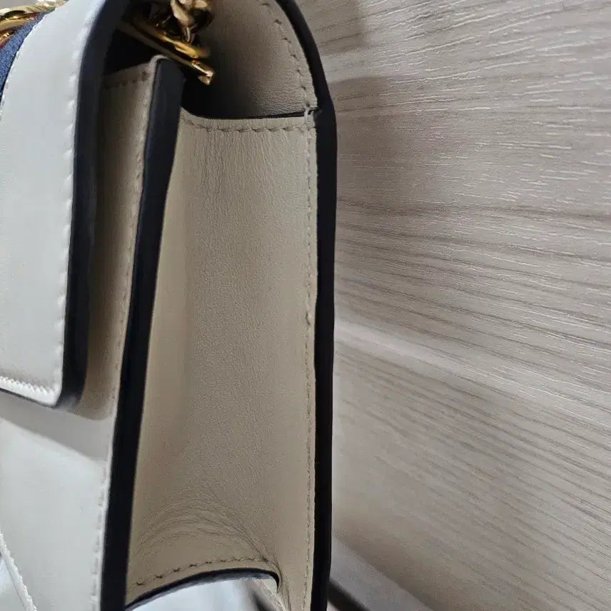 [BUNJANG] Gucci Sylvie Mini Chain Bag White Full Set / 구찌 실비 미니 체인백 화이트 풀세트