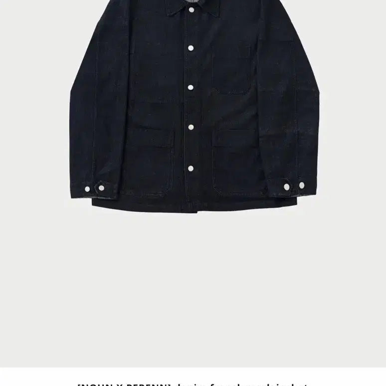[BUNJANG] Feren Known Denim French Work Jacket - Size M / 퍼렌 노운 데님 프렌치 워크자켓 m사이즈