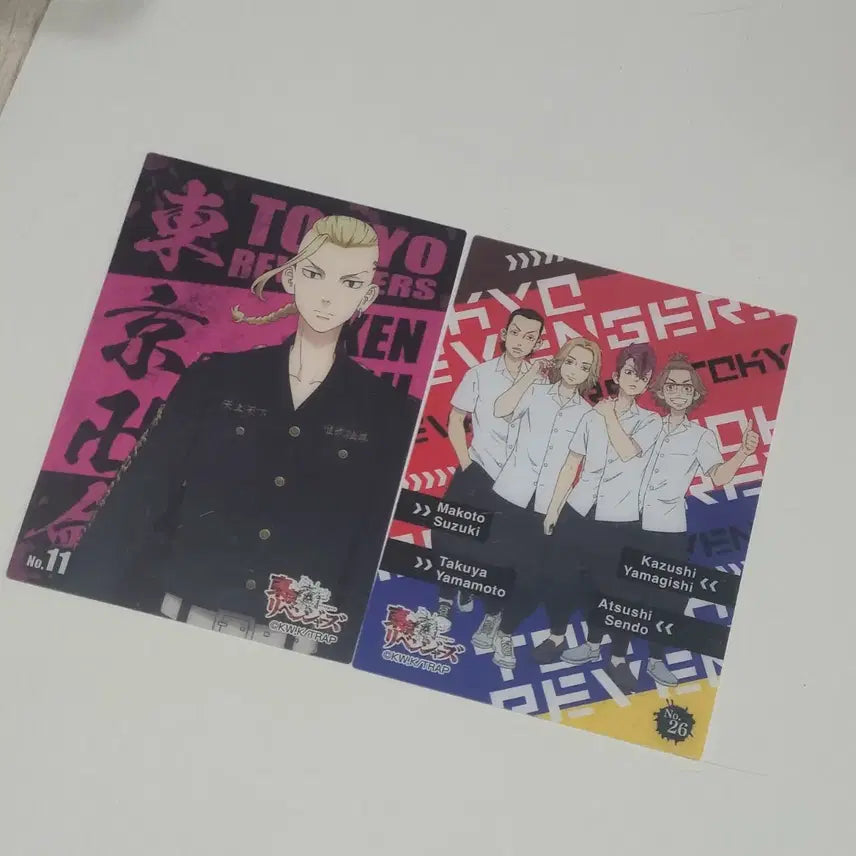 [BUNJANG] Tokyo Revengers Draken Ryuguji Ken Clear Card Bundle Set / 도쿄리벤저스 드라켄 류구지 켄 앗짱 그 외 클리어 카드 일괄