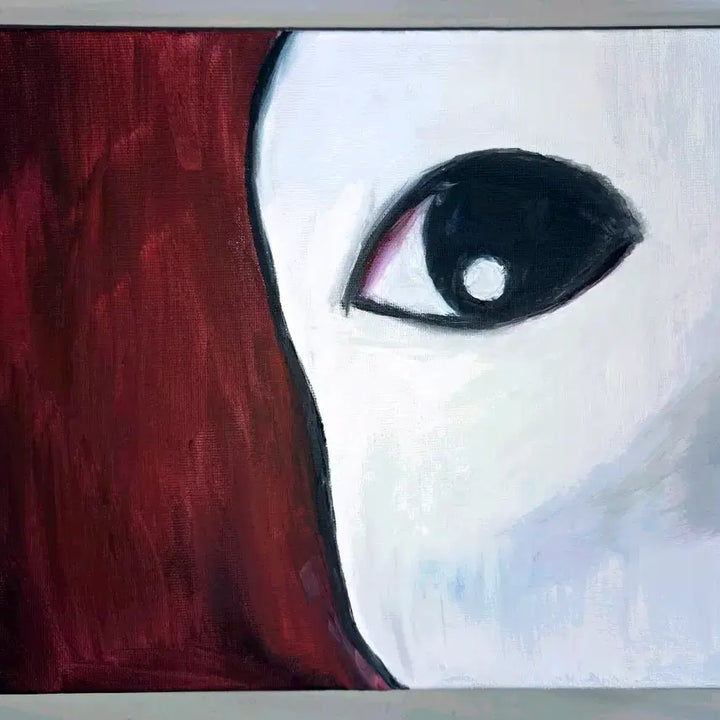 [BUNJANG] Original Painting of "Worry" from Ib Game / 공포게임 이브(Ib) 작품 <염려> 그림