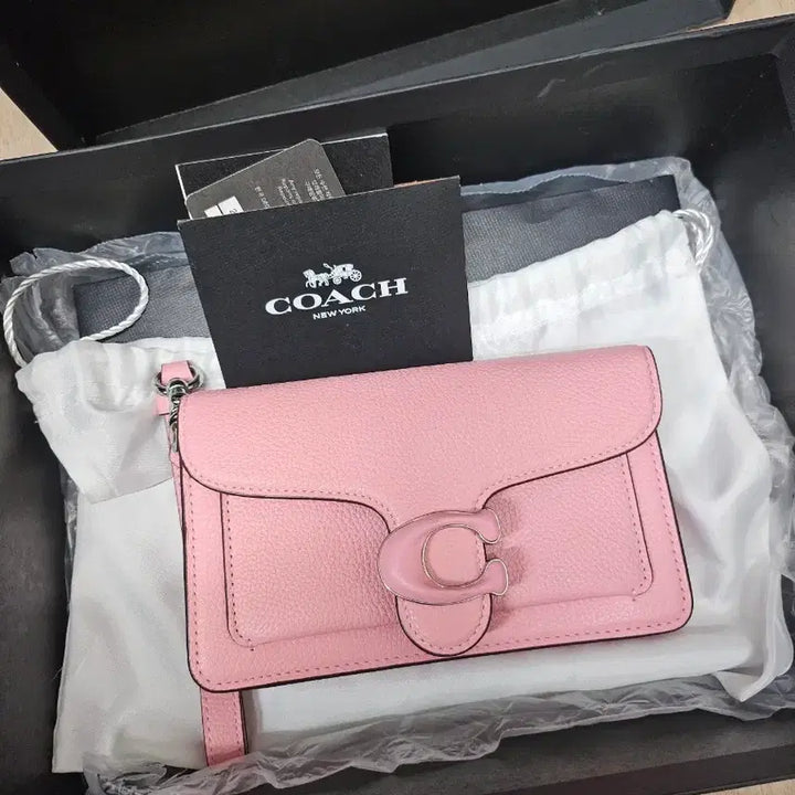 [BUNJANG] Coach Tabby Pink Crossbody Bag Full Set / 코치 태비 핑크 크로스백 새상품 풀셋
