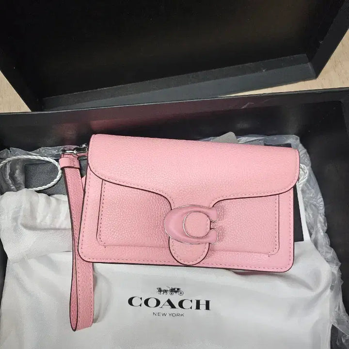 [BUNJANG] Coach Tabby Pink Crossbody Bag Full Set / 코치 태비 핑크 크로스백 새상품 풀셋