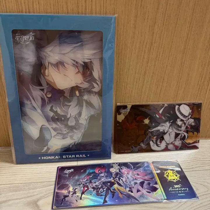 [BUNJANG] Honkai: Star Rail 3rd Anniversary Ashvale Transparent Photocard + Official Sunday Light Cone / 붕괴 스타레일 3주년 티켓, 애쉬베일 투명포카 + 공식 선데이 광추