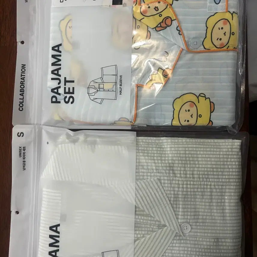 [BUNJANG] SPAO Character Stripe Pajamas / 여름 잠옷 스파오 캐릭터, 스트라이프 잠옷 판매
