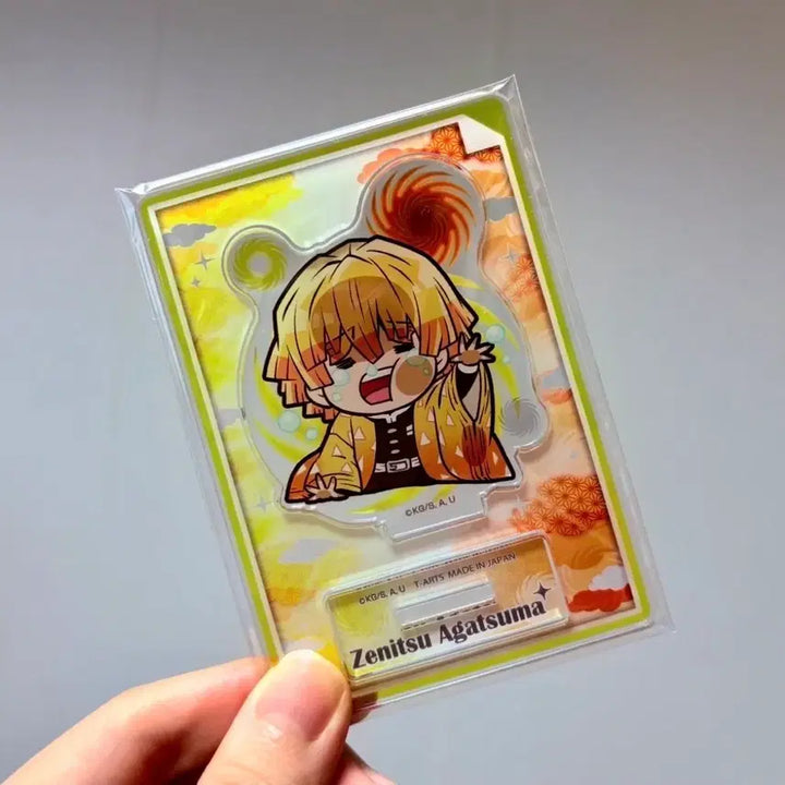 [BUNJANG] Demon Slayer Agatsuma Zenitsu Pitatto! Deformed Acrylic Stand Bundle Set (Sealed) / 일괄)미개봉) 귀칼 피타! 데포르메 아크릴 스탠드 아가츠마 젠이츠 양도