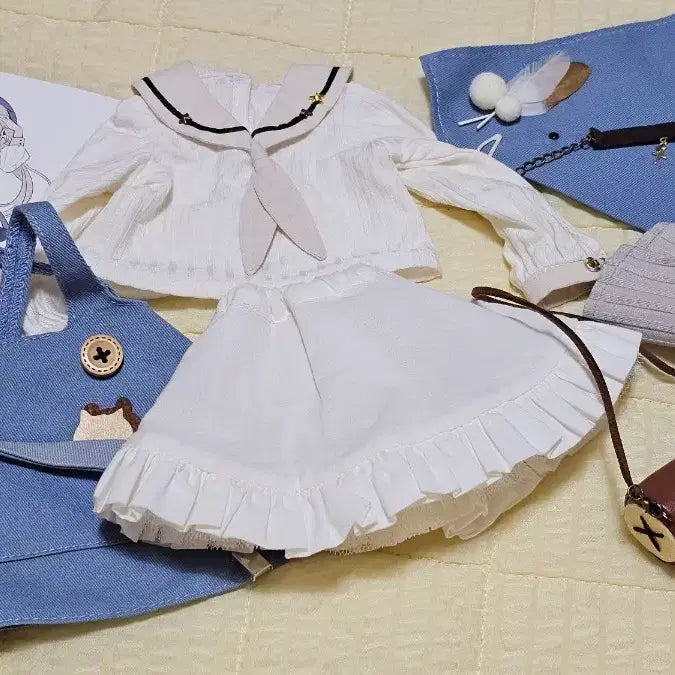 [BUNJANG] Kumako 3-Piece Outfit Set Doll Clothes / 쿠마코 의상 3벌세트 구체관절인형