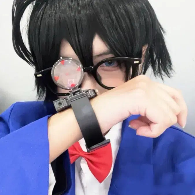 [BUNJANG] Detective Conan Full Cosplay Set - Size L / 명탐정코난 풀셋 코스프레