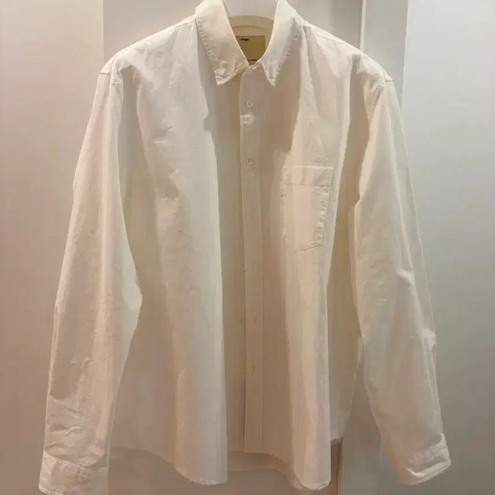 [BUNJANG] Buttery Button-Down Shirt White Size 4 / 포터리 버튼다운 셔츠 화이트 4사이즈