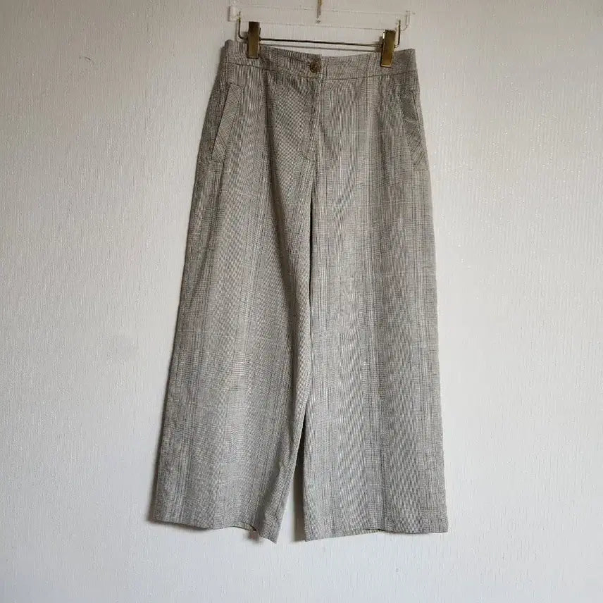 [BUNJANG] Bonispx 2022 Linen Span Wide Pants Size 29 / 보니스팍스2022린넨 스판 와이드 팬츠29