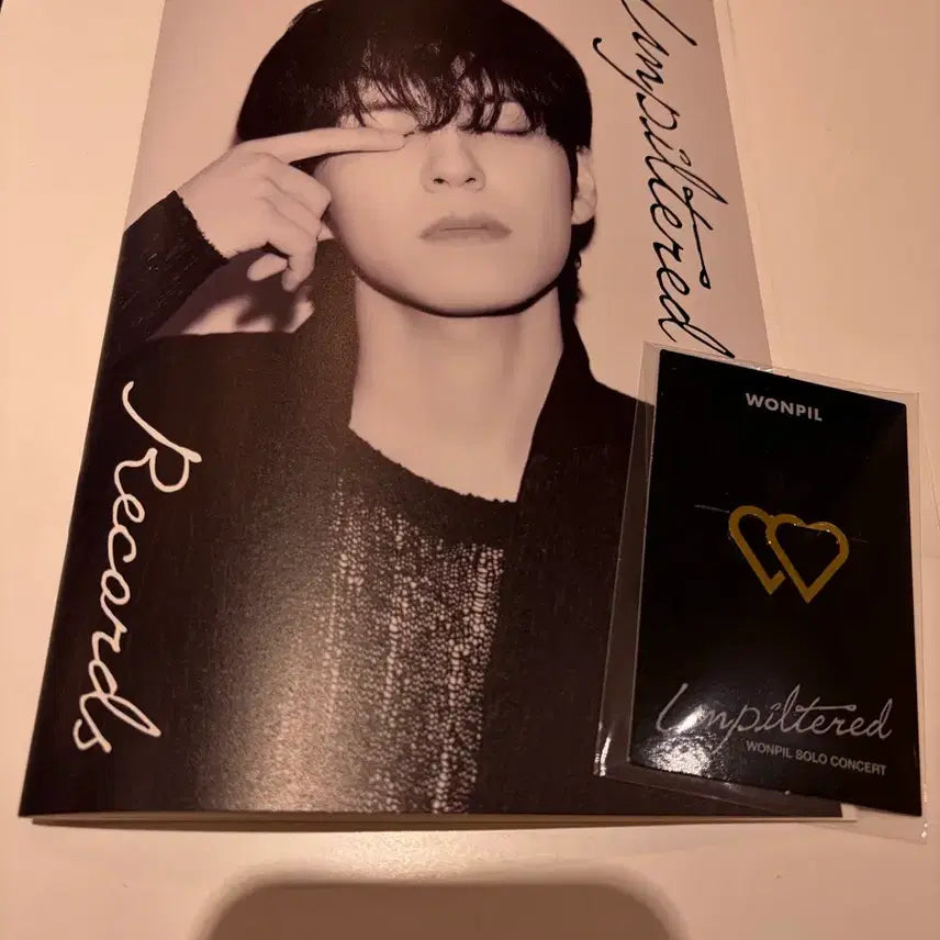 [BUNJANG] DAY6 Wonpil Unfiltered Concert Essay Bookmark Gift / 원필 언필터드 콘서트 에세이 북마크 기프트