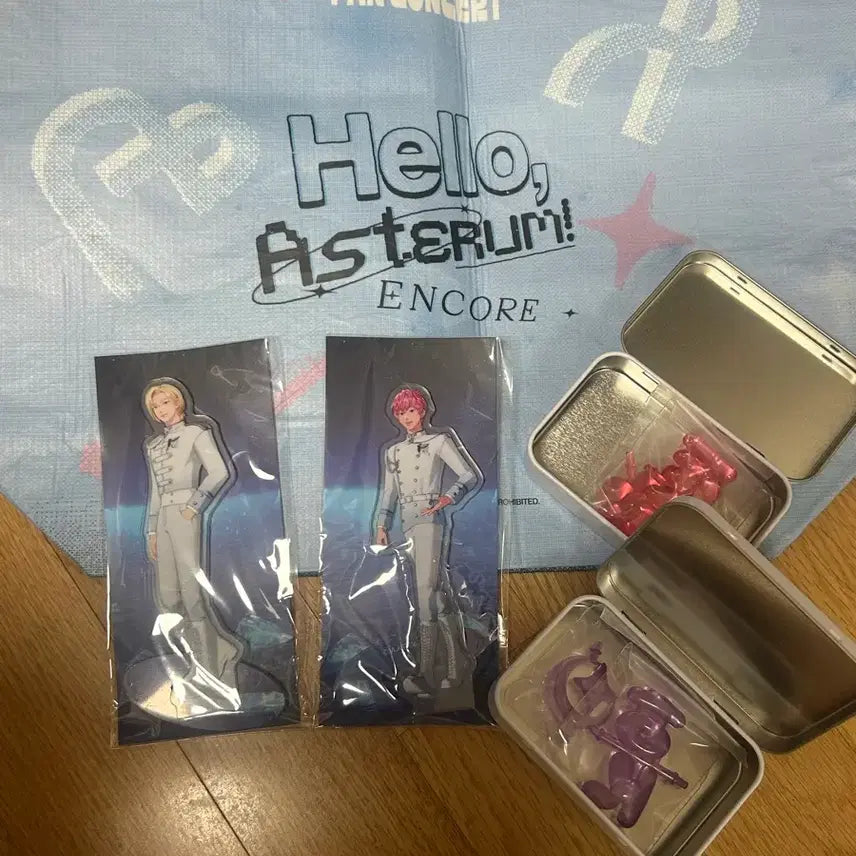 [BUNJANG] PLAVE Noah Bambi Acrylic Goods Bundle Set with Lightstick Charm / 플레이브 노아 밤비 아크릴 굿즈 + 응원봉참 일괄 판매