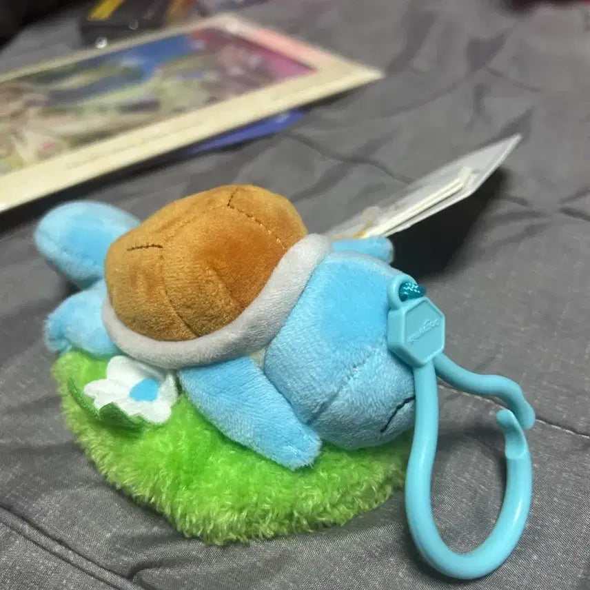 [BUNJANG] Pokemon Squirtle Grass Doll Keychain / 꼬부기 잔디 인형 키링 포켓몬스터