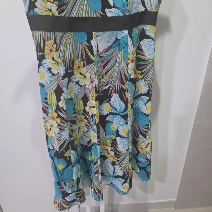 [BUNJANG] G&amp;B JEAN Floral Sleeveless Long Dress / 지앤비진 플라워 패턴 민소매 원피스