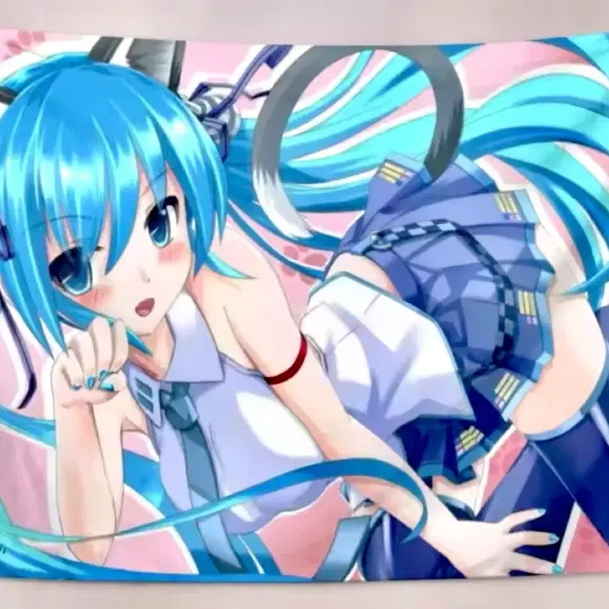 [BUNJANG] Hatsune Miku Bishojo Tapestry Wall Hanging 40x60 / 하츠네 미쿠 미소녀 태피스트리 벽걸이 40x60