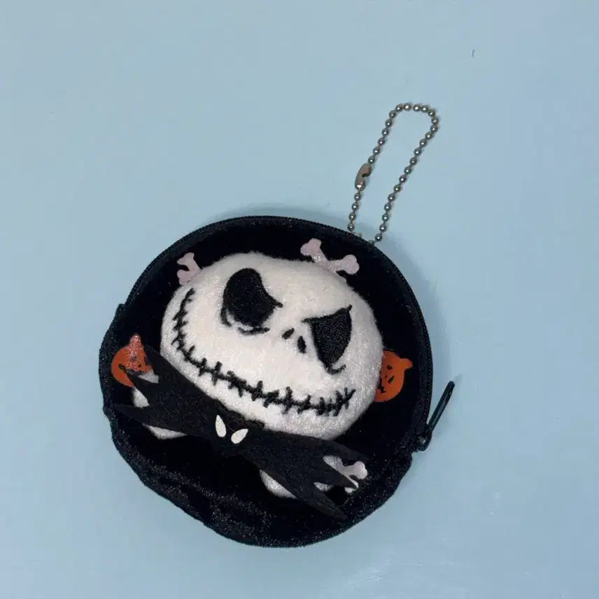 [BUNJANG] The Nightmare Before Christmas Mini Pouch Wallet Keychain / 고전문구 크리스마스의 악몽 나이트 메어 미니 파우치 지갑 키링