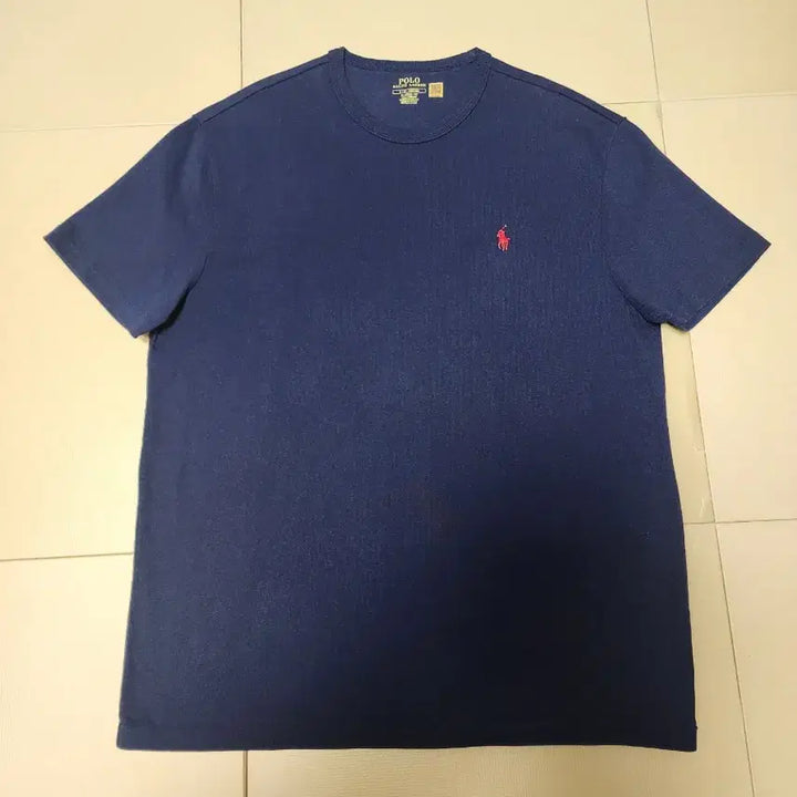 [BUNJANG] Polo Ralph Lauren Heavyweight T-Shirt Navy L / 폴로 랄프로렌 헤비웨이트 반팔 L 네이비