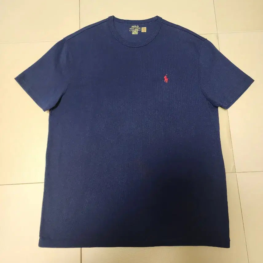 [BUNJANG] Polo Ralph Lauren Heavyweight T-Shirt Navy L / 폴로 랄프로렌 헤비웨이트 반팔 L 네이비