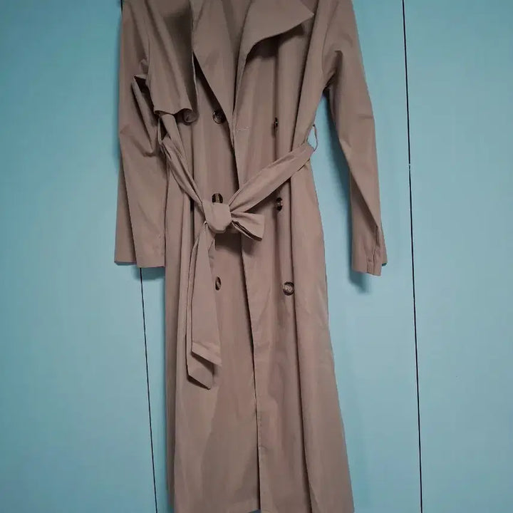 [BUNJANG] Beige Long Trench Coat Women&