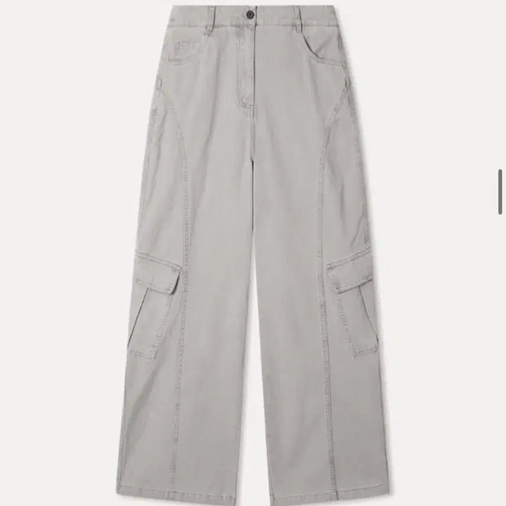 [BUNJANG] Mixxo Cotton Cargo Pants Grey / 미쏘 코튼 카고 팬츠 그레이