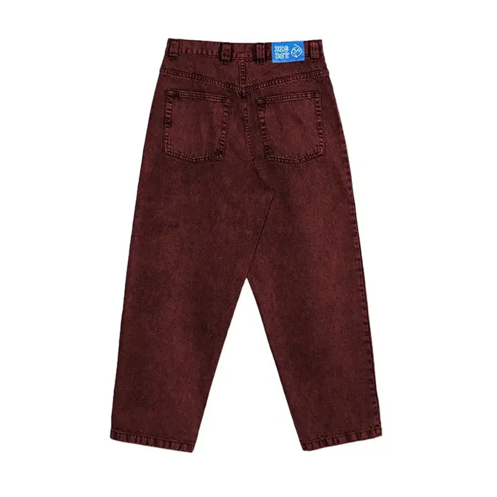 [BUNJANG] Polar Skate Big Boy Jeans Red Black XS / 폴라스케이트 빅보이 레드 블랙