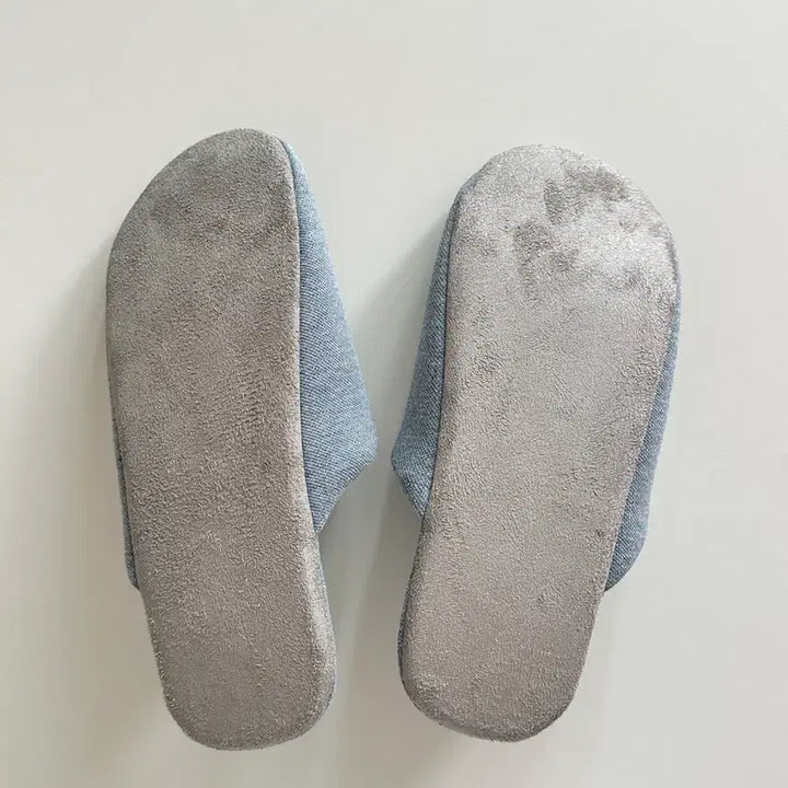 [BUNJANG] Muji Washable Soft Slippers - Blue M / MUJI 무인양품 세탁이 가능한 소프트 슬리퍼 블루 M