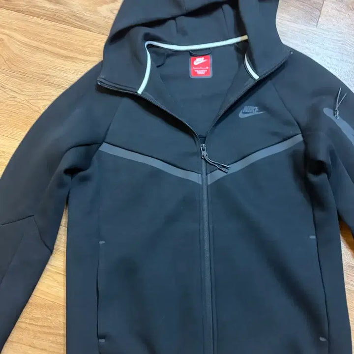 [BUNJANG] Nike Tech Pack Full Zip-Up Hoodie Black / 나이키 테크팩 풀집업 블랙