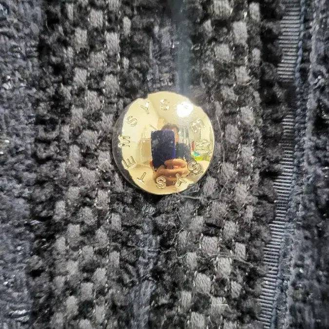 [BUNJANG] System Navy Tweed Jacket Size 160 / 시스템 네이비 트위드 자켓 160