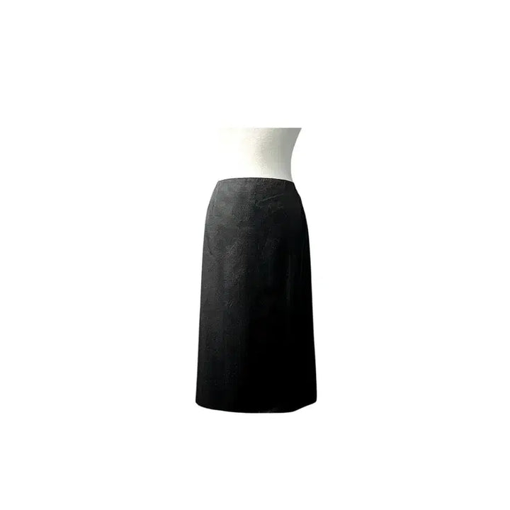 [BUNJANG] PRADA Wool Silk Back Slit Skirt Black / PRADA프라다 울/ 실크 백슬릿 스커트 /아카이브