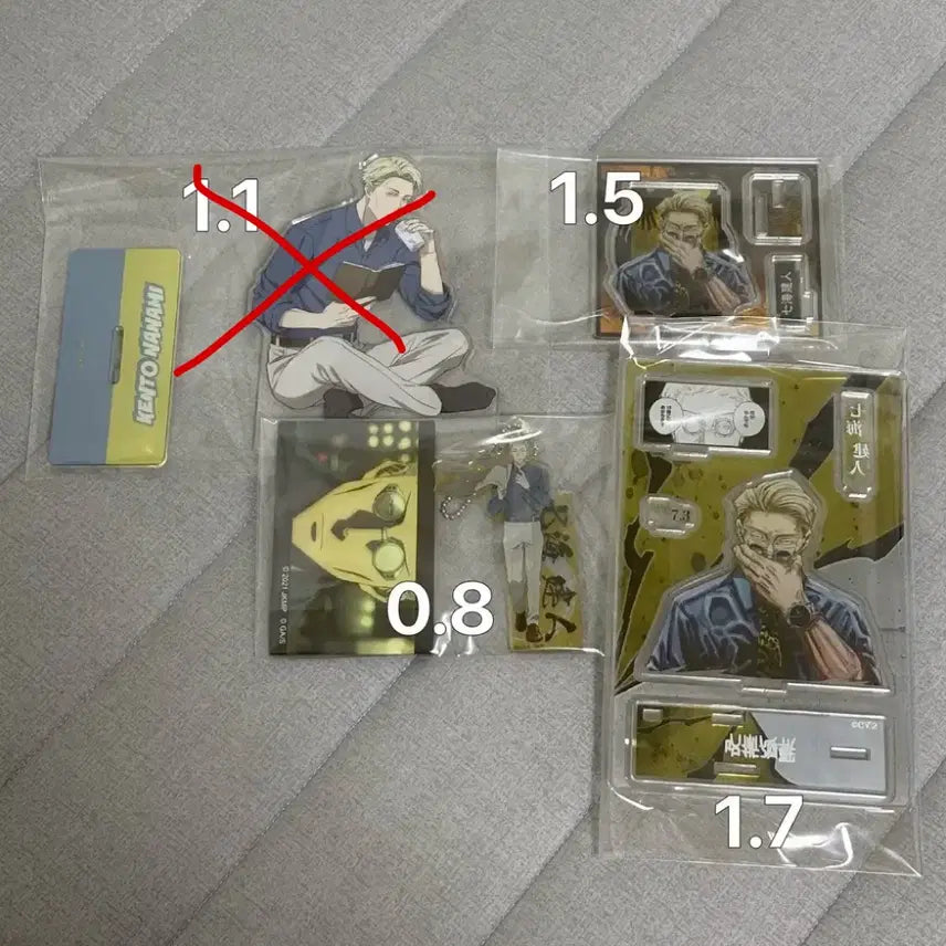 [BUNJANG] Jujutsu Kaisen Nanami Kento Merchandise Bundle Set / 주술회전 나나미 켄토 굿즈 개별, 일괄 판매