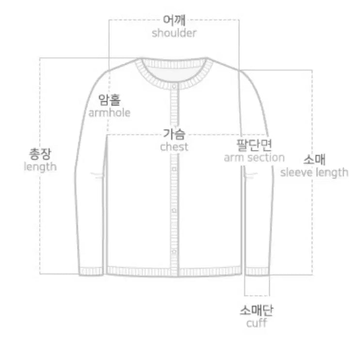 [BUNJANG] Dot Round Long-Sleeve Cardigan / 도트 라운드 긴팔 가디건