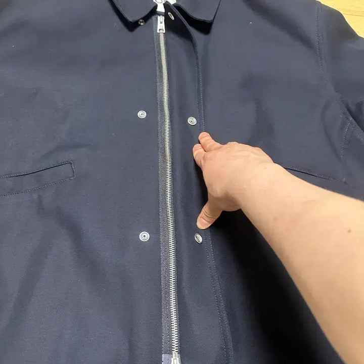 [BUNJANG] COS Twill Utility Bomber Jacket Navy XL / COS 트윌 유틸리티 봄버 자켓 네이비 XL