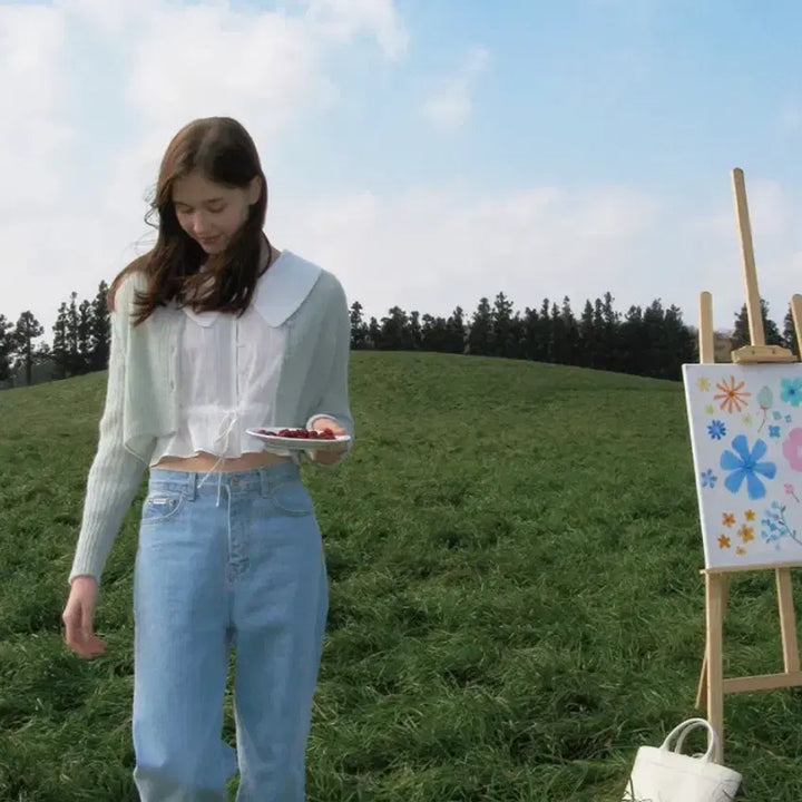 [BUNJANG] Somewhere Better Lily Lace Blouse - Ivory / 썸웨어버터 Lily lace blouse -ivory