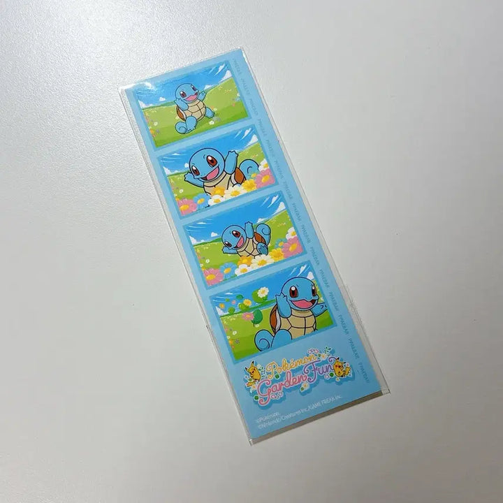 [BUNJANG] Pokemon Squirtle "Life Four Cuts" Sticker Set / 포켓몬스터 꼬부기 올리브영 인생네컷 네컷 스티커 씰