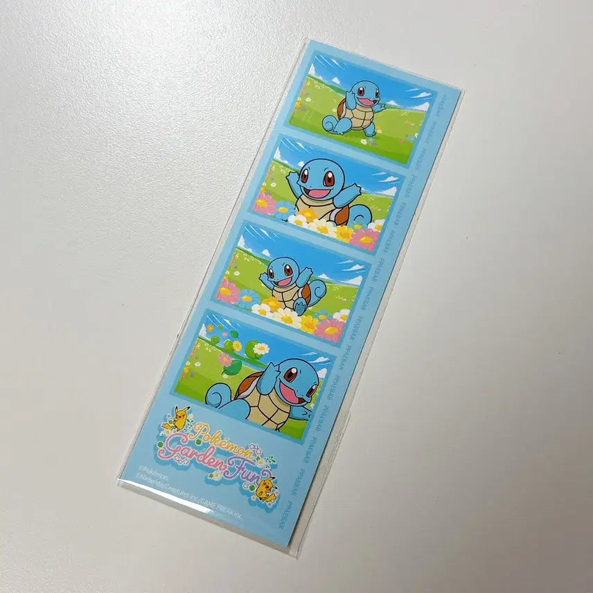 [BUNJANG] Pokemon Squirtle "Life Four Cuts" Sticker Set / 포켓몬스터 꼬부기 올리브영 인생네컷 네컷 스티커 씰