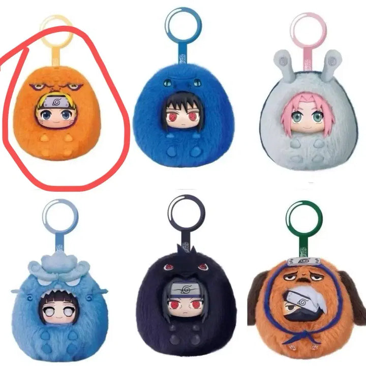 [BUNJANG] Naruto Akatsuki Akatsuki Clan Acrylic Charm / 나루토 동글나부부  나루토