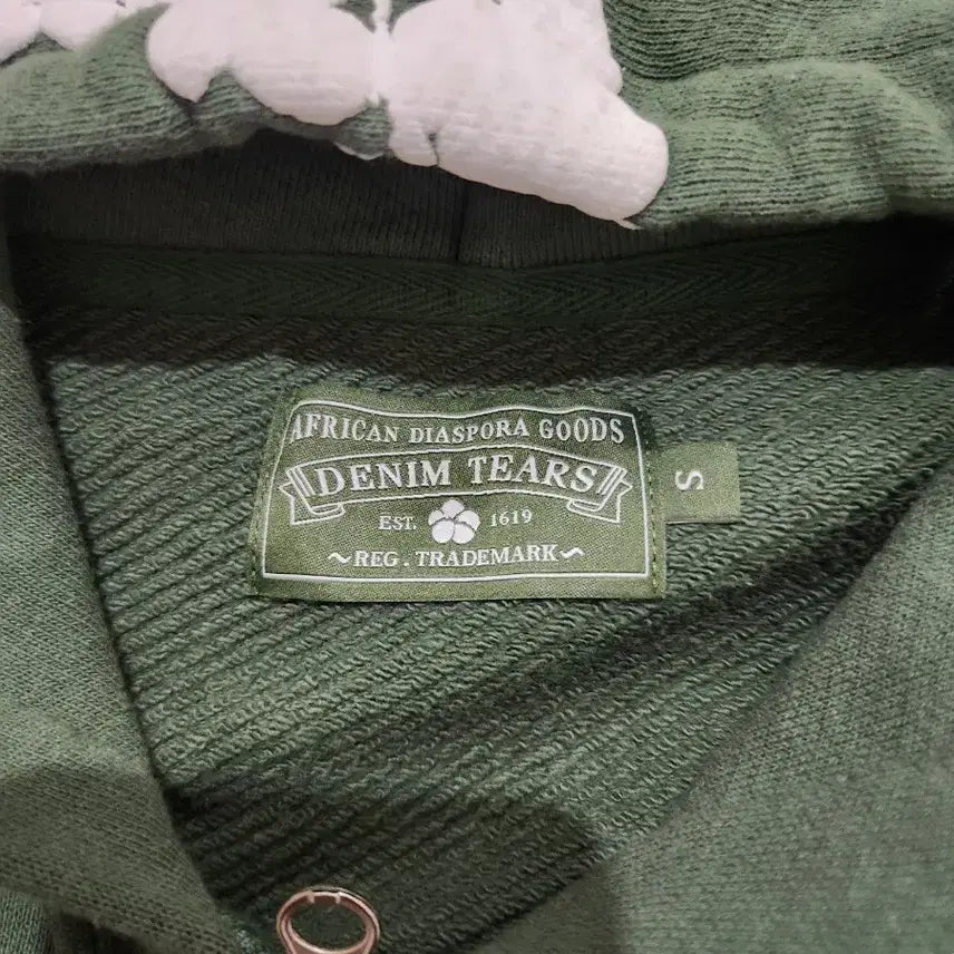 [BUNJANG] Denim Tears Green Hoodie S / 데님티어스 후드집업 그린 S