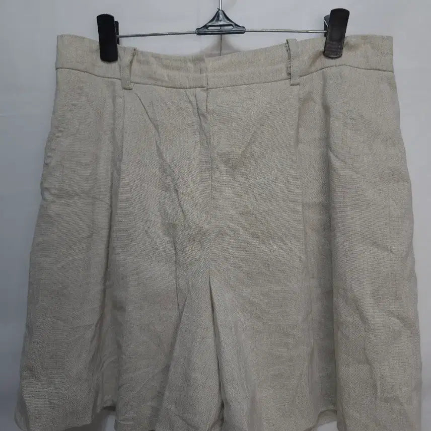 [BUNJANG] Zook Beige Linen Shorts 66 / 주크 베이지 린넨 반바지66