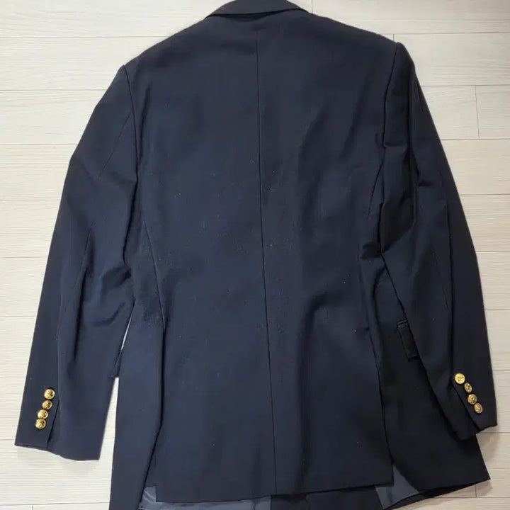 [BUNJANG] Polo Ralph Lauren Navy Wool Double-Breasted Blazer / 폴로 울 네이비 금장 버튼 더블 브레스트 블레이저