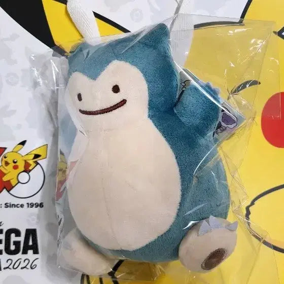 [BUNJANG] Pokemon Metamon Snorlax Plush / 변신 메타몽 잠만보