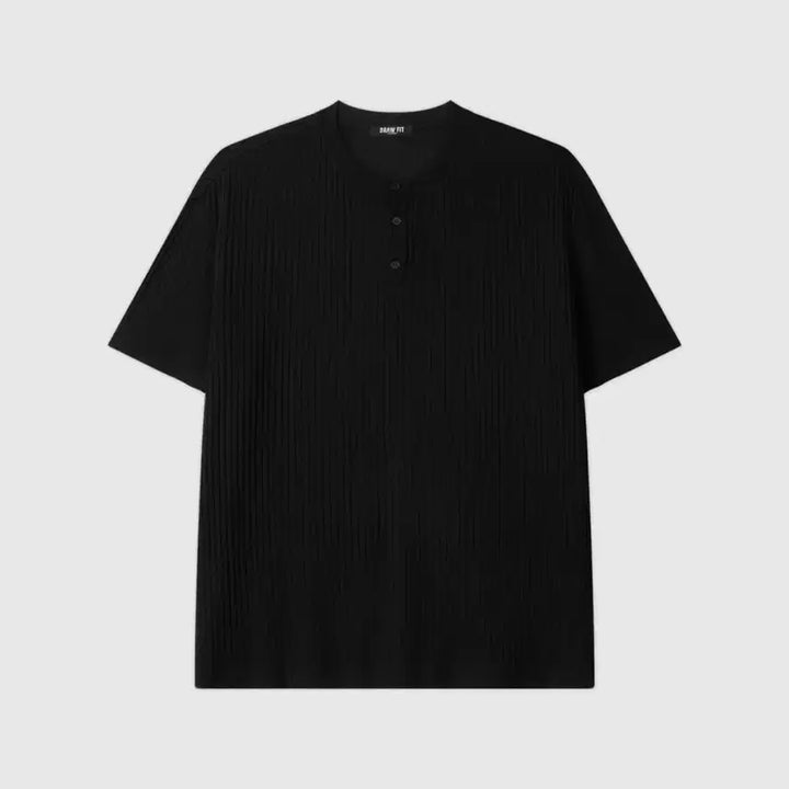 [BUNJANG] Drawfit Constant Ribbed Henley Neck T-shirt XL / 드로우핏 콘스탄트 리브드 헨리넥 티셔츠 xl 팝니다