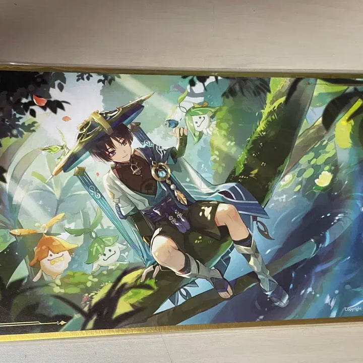 [BUNJANG] Genshin Impact Wanderer Illustration Art Card / 원신 방랑자 일러스트 색지