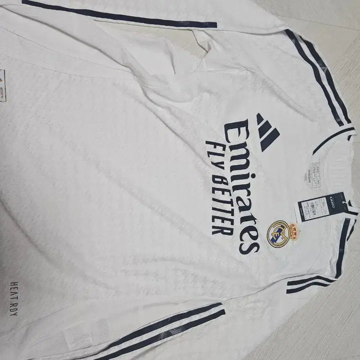 [BUNJANG] Adidas Real Madrid 24/25 Home Authentic Long Sleeve Jersey Size 3XL / 아디다스 레알마드리드 2425 홈어센틱 긴팔 유니폼