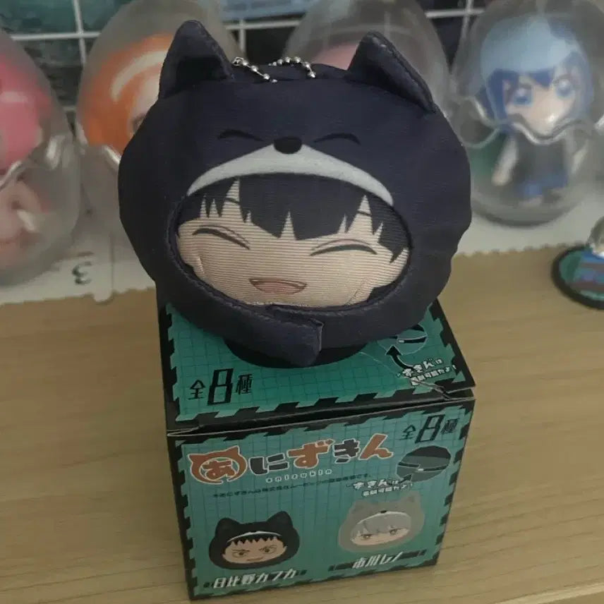 [BUNJANG] Kaiju No. 8 Hoshina Anizukin Manju Cat Plush Keychain / 괴수8호 호시나 아니즈킨 만쥬 네코 고양이 인형 키링