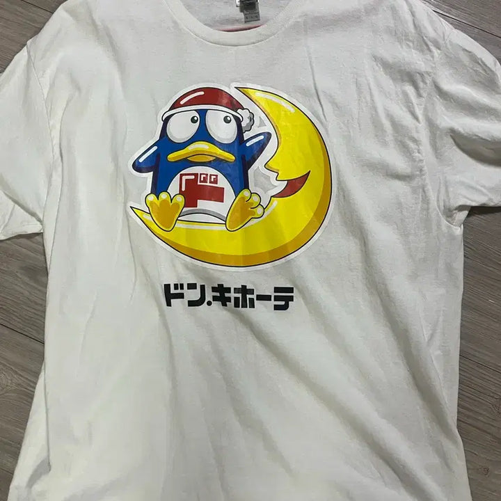 [BUNJANG] Don Quixote Donpen XL T-Shirt / 돈키호테 돈펭 XL 티셔츠 새상품