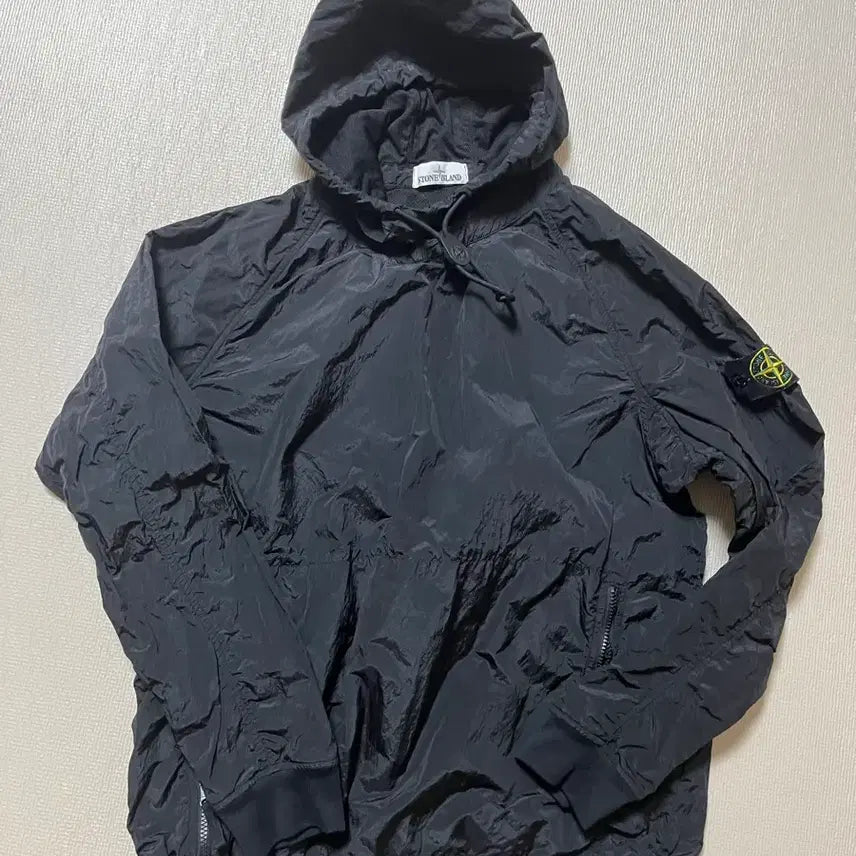 [BUNJANG] Stone Island Nylon Metal Anorak XL / 스톤아일랜드 나일론메탈 블랙 아노락XL