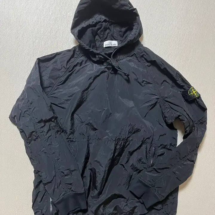 [BUNJANG] Stone Island Nylon Metal Anorak XL / 스톤아일랜드 나일론메탈 블랙 아노락XL